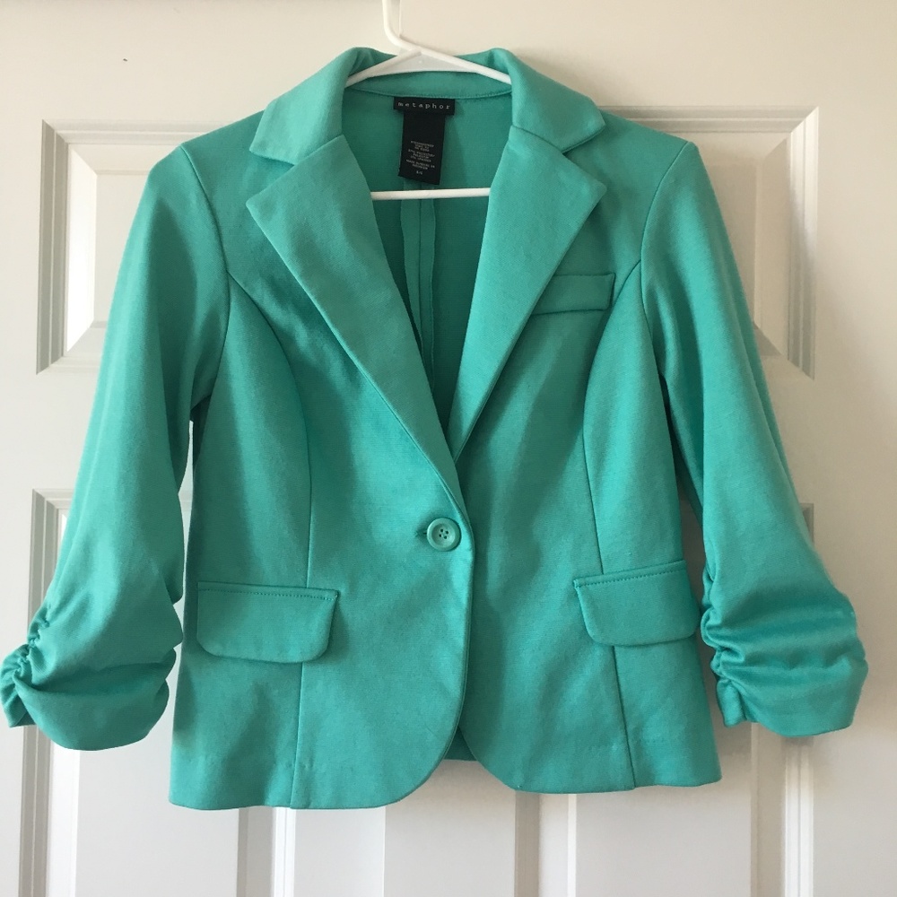 Aqua Blue Blazer